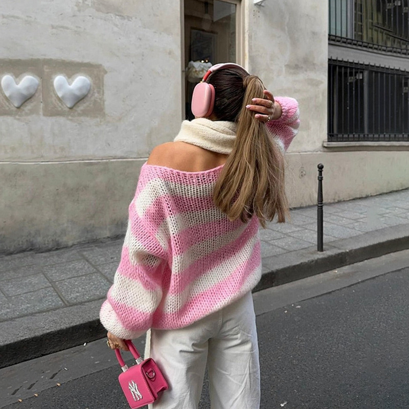 The Remy Oversized Stripe Knit