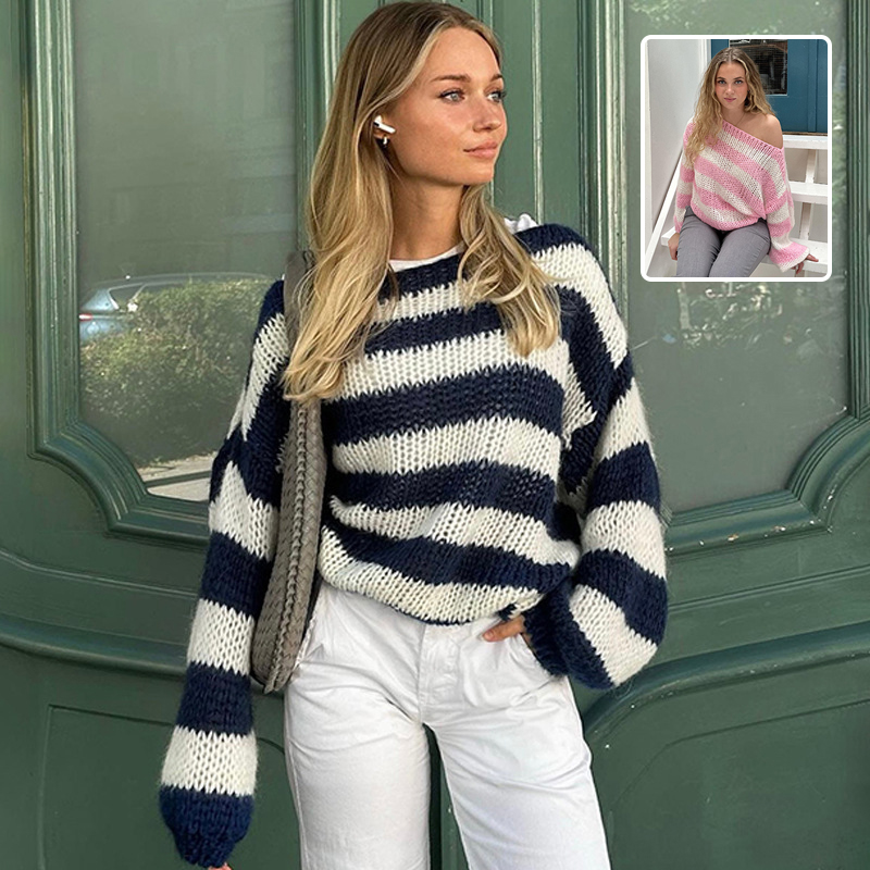 The Remy Oversized Stripe Knit